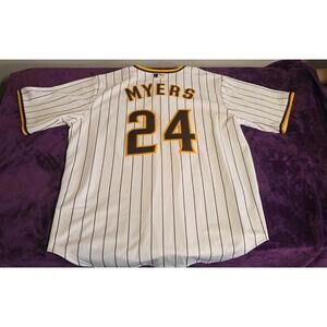 Official MLB Nike San Diego Padres Wil Myers #24 Jersey GENUINE Large RETIRED